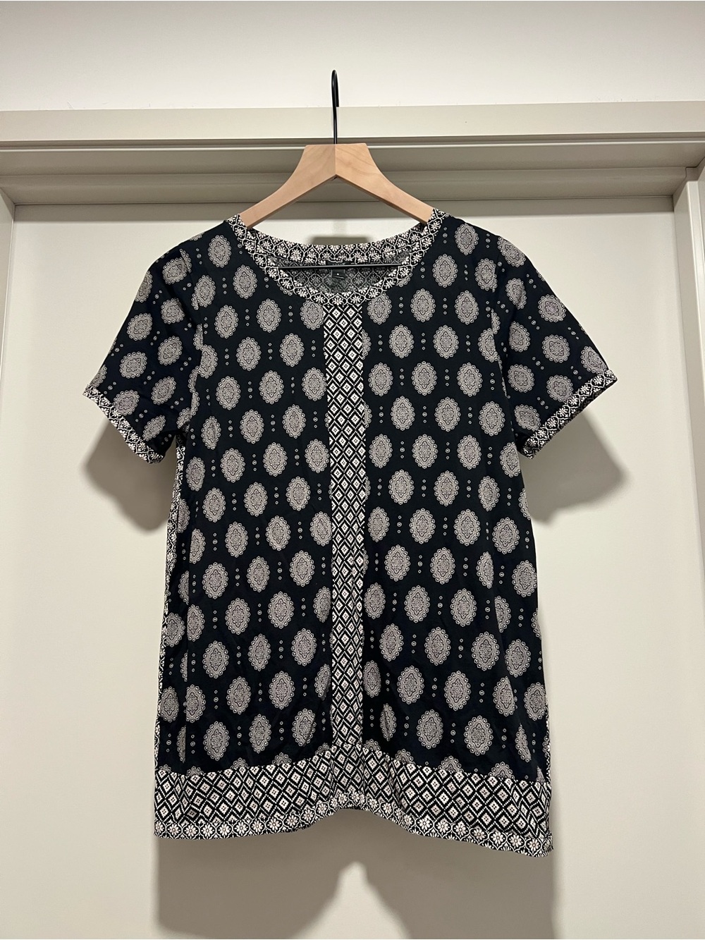 J. Crew Geometric Top